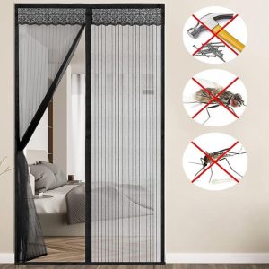 Magnetisk myggenet til dør | INSECTPROTECT